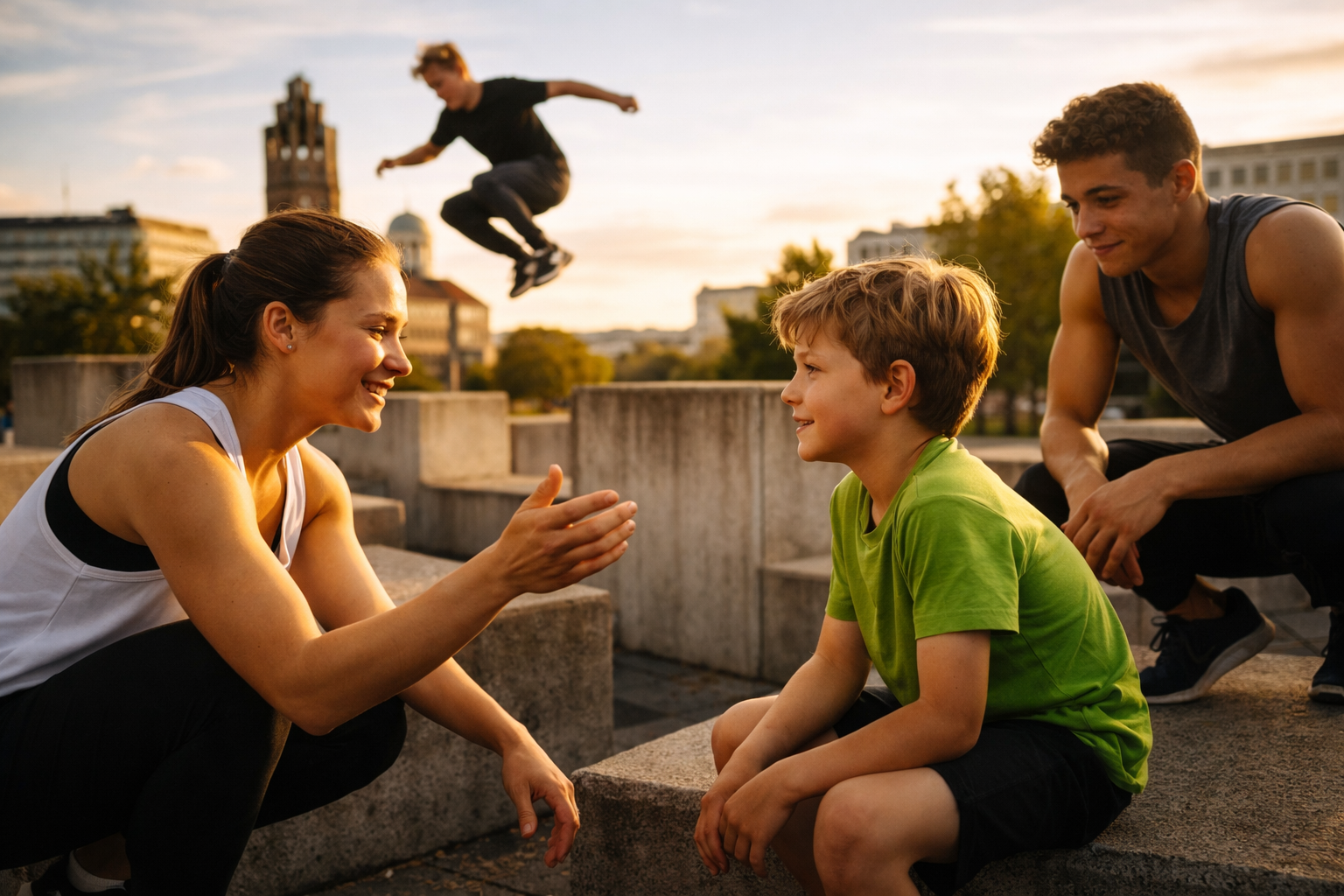 Ist Parkour Training in Darmstadt sicher für Kinder und Jugendliche?