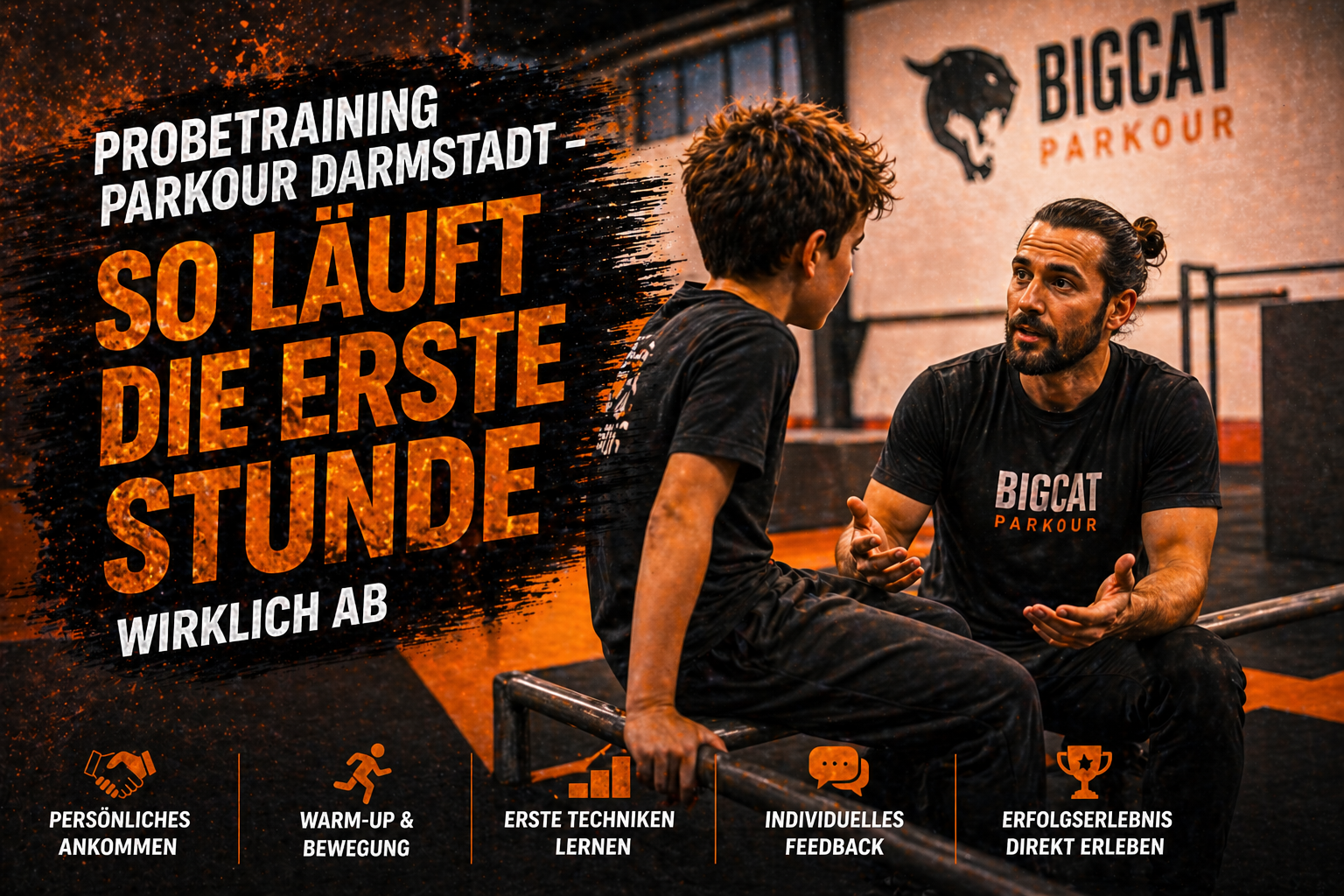 Probetraining Parkour Darmstadt – So läuft die erste Stunde wirklich ab