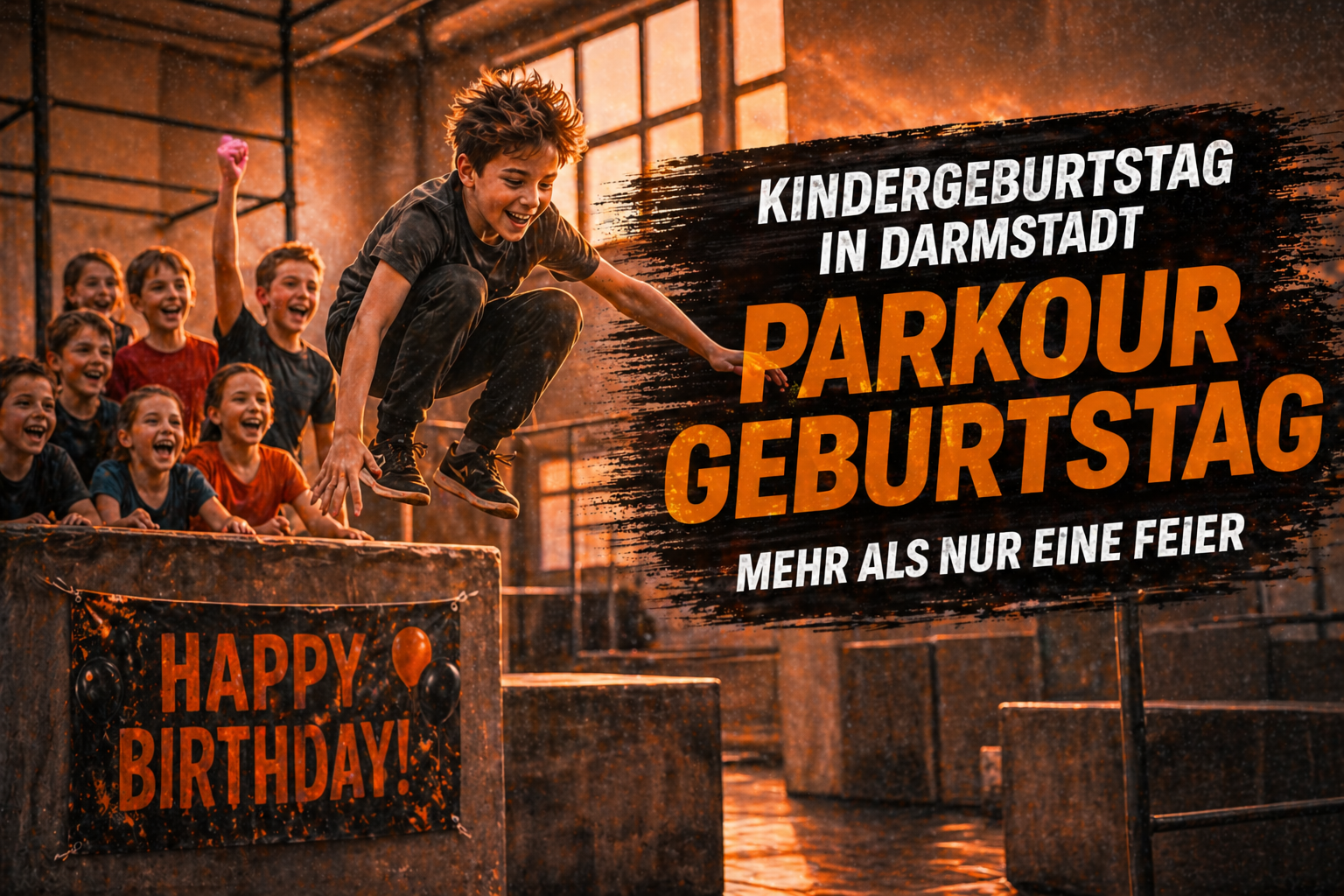 Kindergeburtstag in Darmstadt – Warum ein Parkour Geburtstag mehr als nur eine Feier ist
