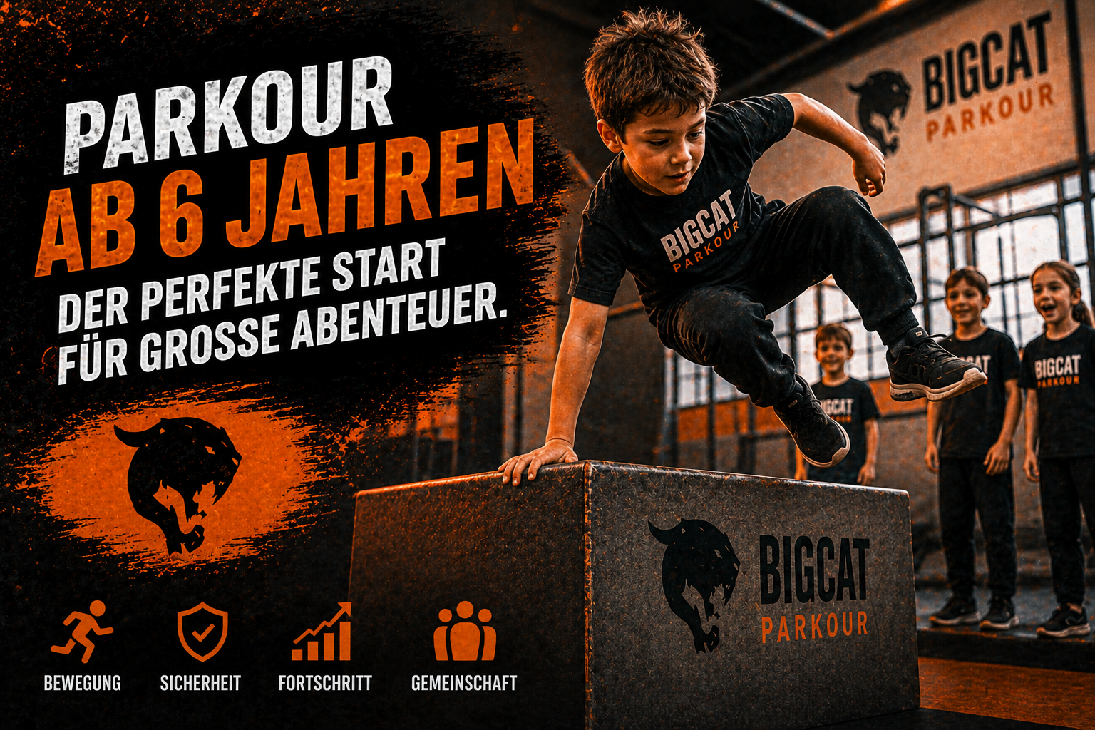 Parkour ab 6 Jahren – warum das perfekte Einstiegsalter oft früher ist, als Eltern denken